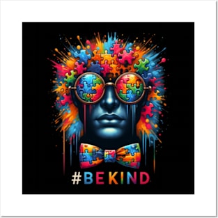 Be Kind Autism Awareness Posters and Art